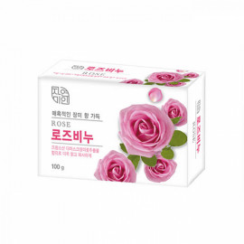 Мыло туалетное с экстрактом дамасской розы Mukunghwa Rose Beauty Soap 100гр