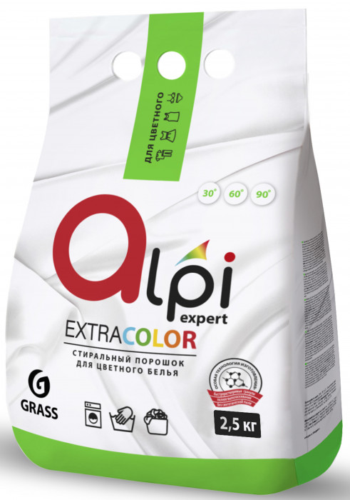 Alpi Expert Extra color Стиральный порошок для цветного белья, 2,5кг