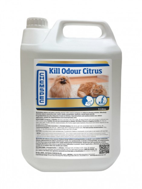 Kill Odor Citrus, средство для устранения неприятного запаха, Chemspec