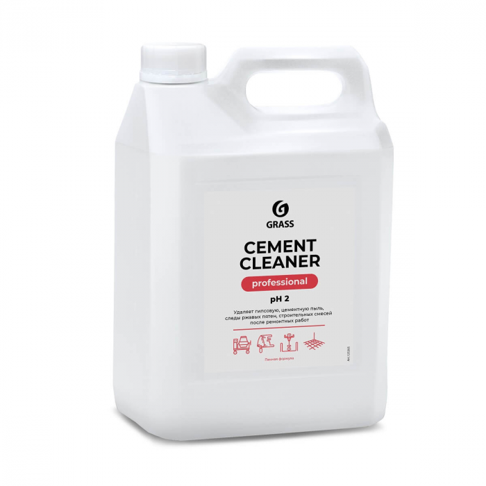 Cement Cleaner professional Удаляет гипсовую,цементную пыль,следы ржавых пятен,строительных смесей после ремонтных работ, 5л