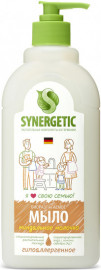 SYNERGETIC Жидкое мыло для рук и тела "Миндальное молочко" (флакон 0,5л)