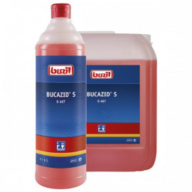 G467 Bucazid S, кислотное средство для ежедневной чистки сантехники на основе амидосульфоновой кислоты, устраняющее запахи