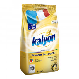 Порошок стиральный автомат для белого и цветного белья KALYON POWDER DETERGENT Золото 9кг